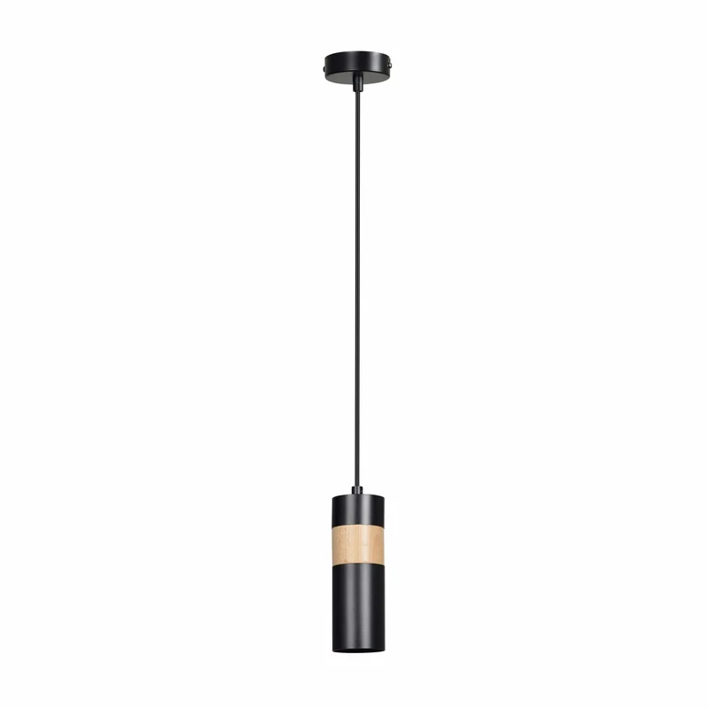 Suspension Noir Bois