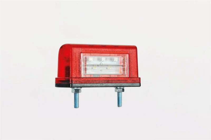 Lampe de plaque d'immatriculation LED Slimline avec feu de position arrière / Lot de 2