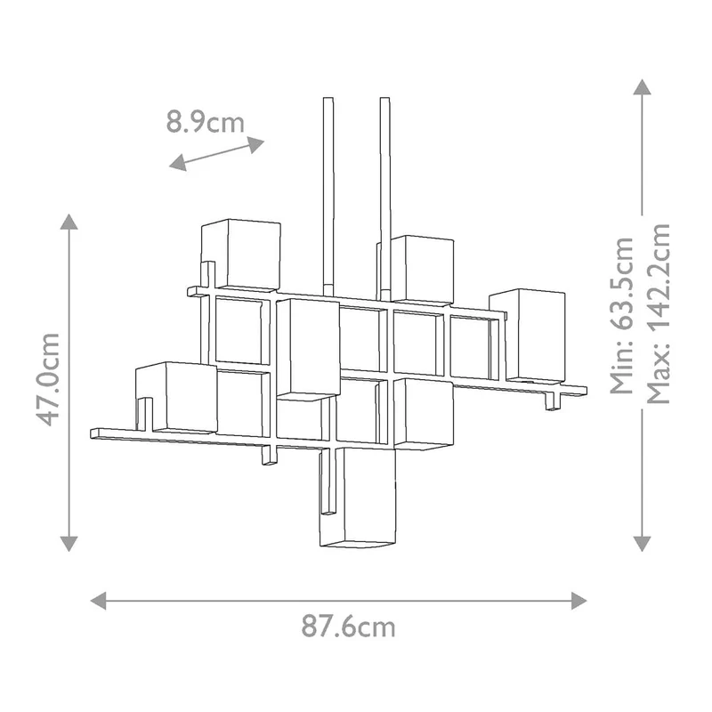 Lustre Suspension Chrome Design