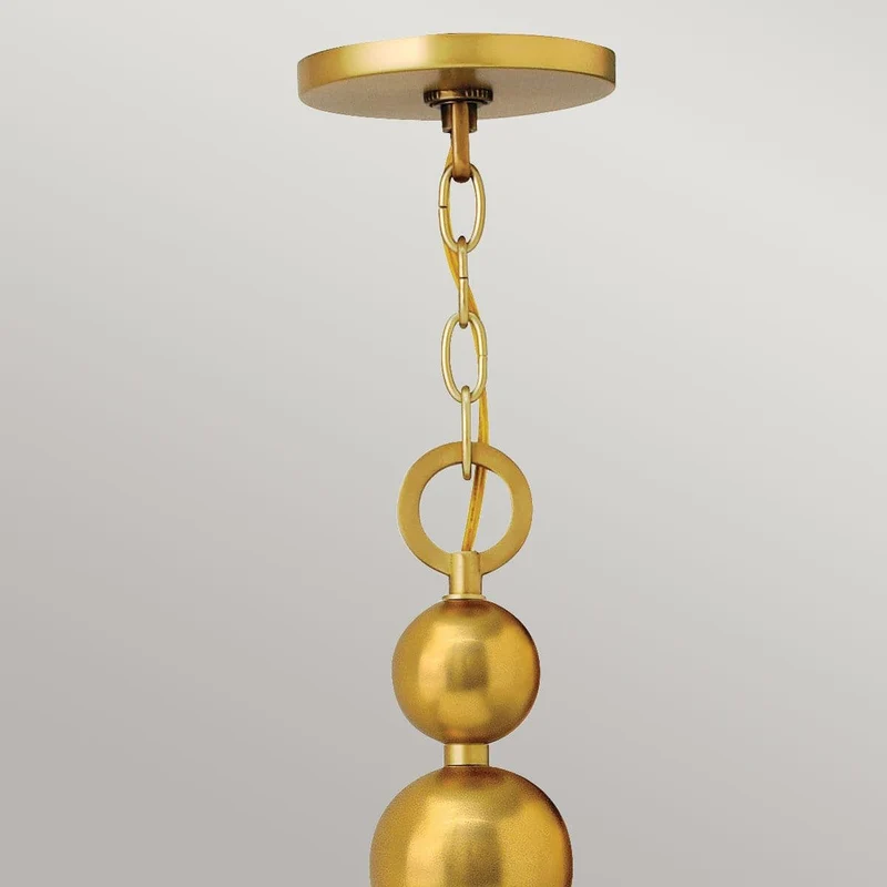 Lustre Doré Art Déco