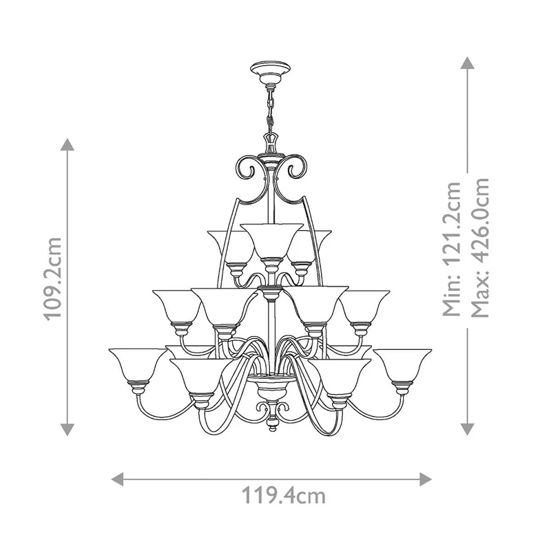 Lustre Grande Taille Traditionnel