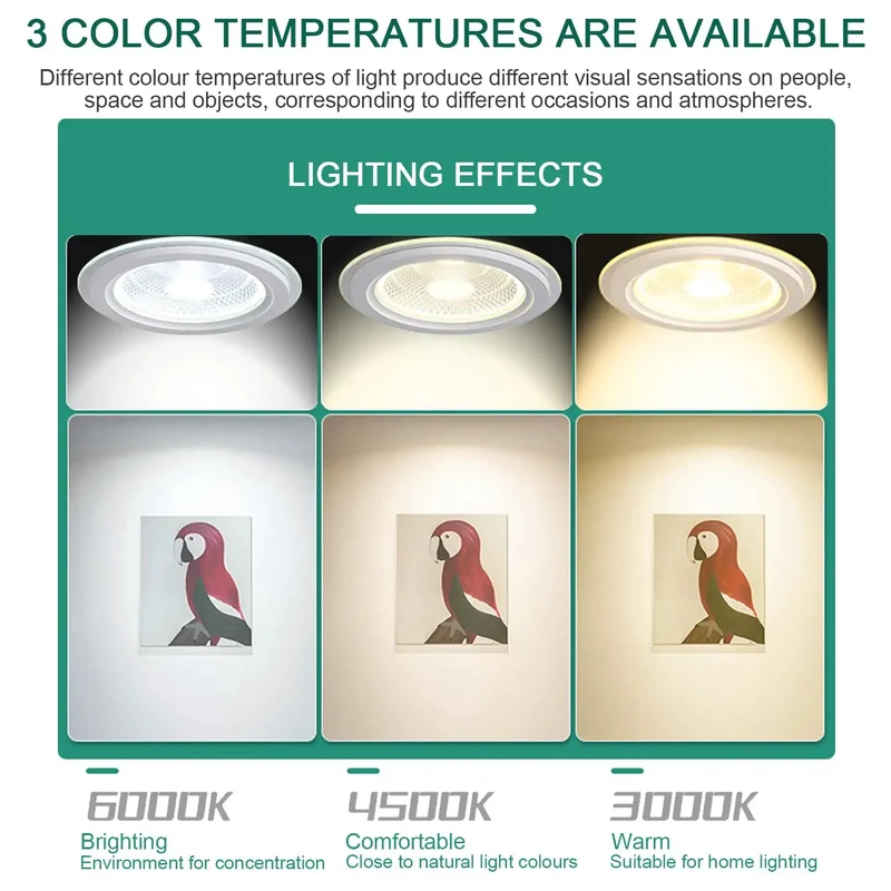 Six Inch LED Recessed Ceiling Lights With Glass Panel 3000K Warm White Ultra Thin Flush Mount Downlight Spotlights Hassle Free For Tight Squeeze Ceilings Living Room Hallway 13 Pack Slick Profile