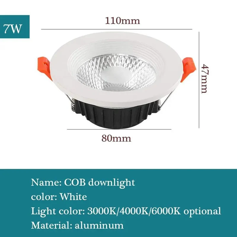 Pick Your Perfect Glow With These Super Slim LED Recessed Lighting Wafer Lights Featuring Easy Install Design And Switchable 3000K 4000K 6000K Color Temp Durable Aluminum Build For Home Office Ceilings 7W Neutral Option