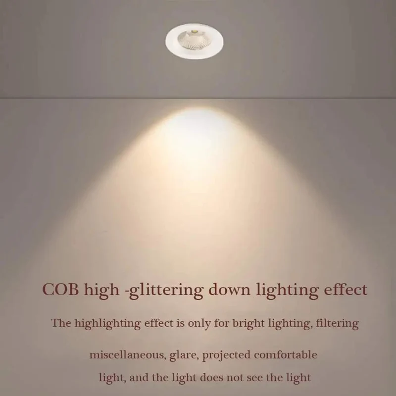 Pick Your Perfect Glow With These Super Slim LED Recessed Lighting Wafer Lights Featuring Easy Install Design And Switchable 3000K 4000K 6000K Color Temp Durable Aluminum Build For Home Office Ceilings 7W Neutral Option