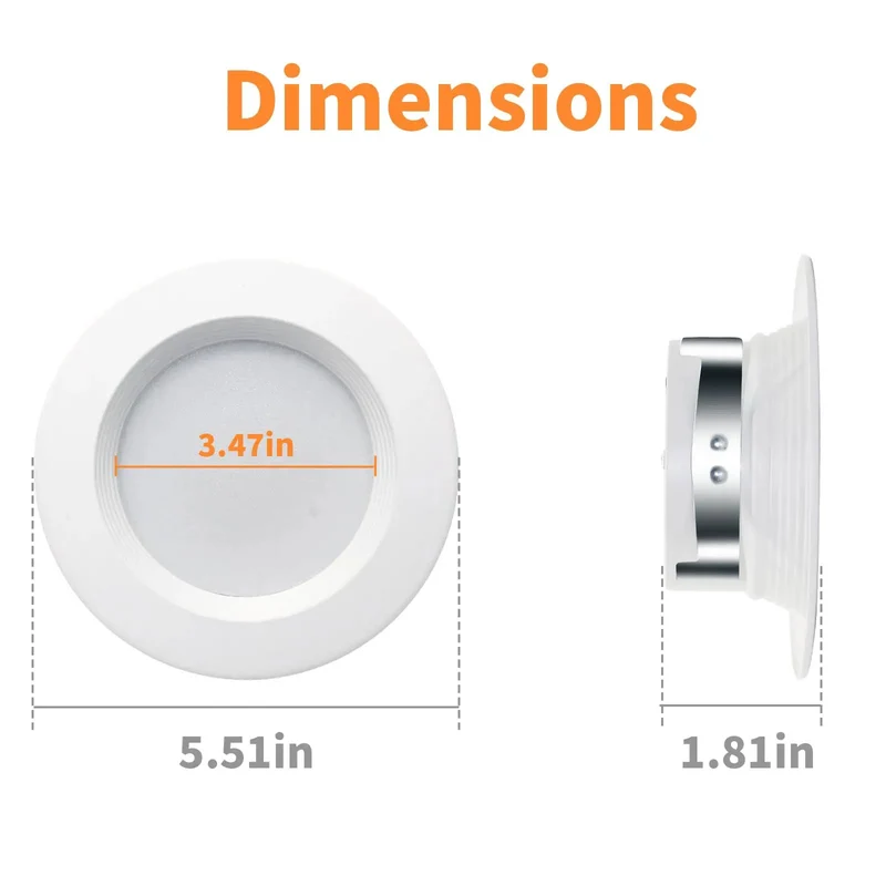 Top Shelf Hella Bright Led Recessed Can Light Quickly Converts Old Ceiling Fixtures Into Slick Dimmable Tunable Cool Warm White Rgb Downlight With Zero Hassle Installation And Smooth Daily Vibes