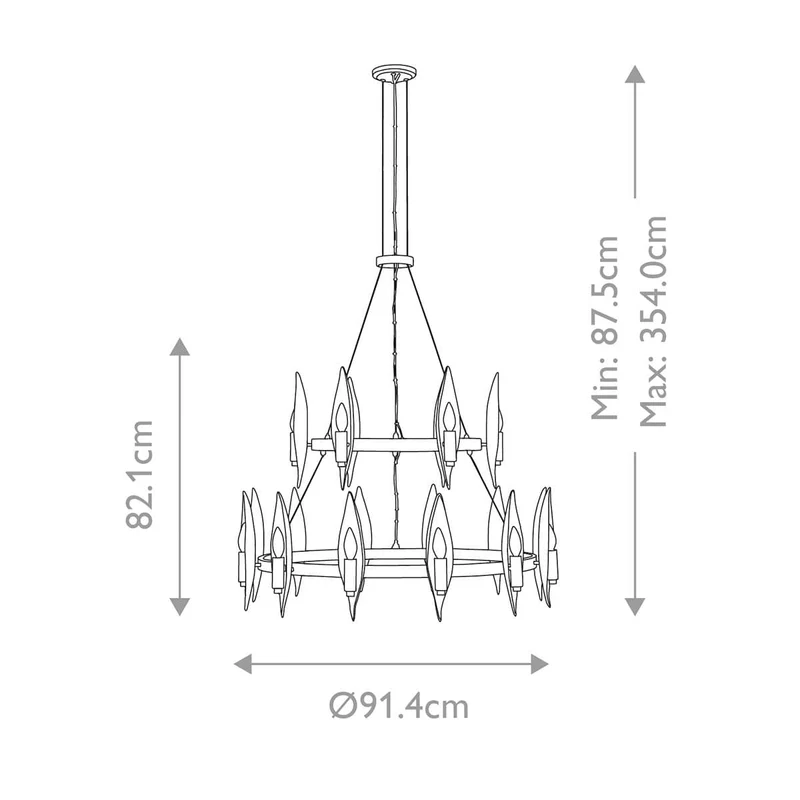 Lustre Suspension Salon Chic