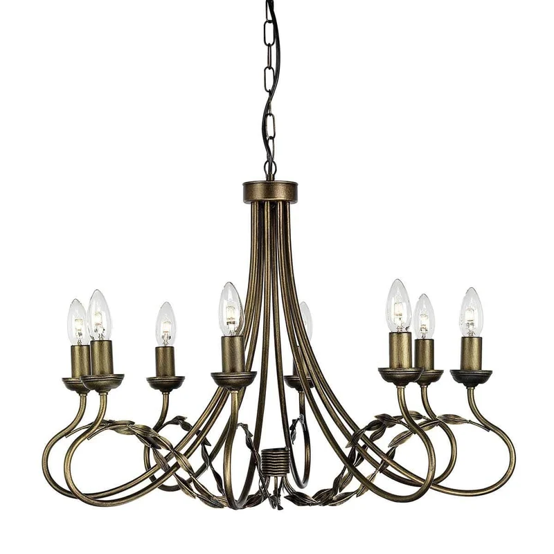 Lustre Chandelier Noir Bronze