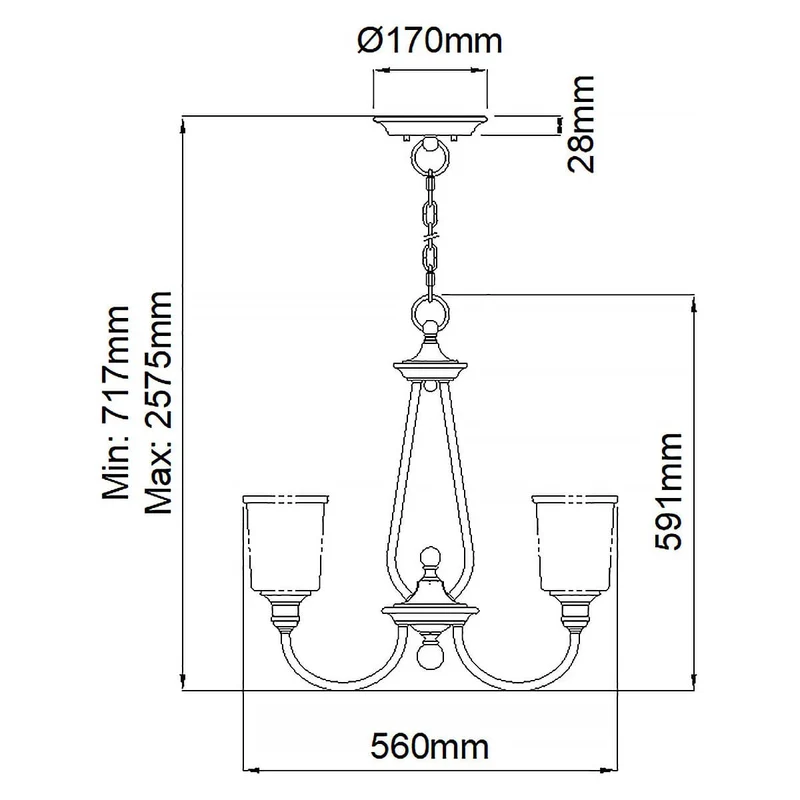 Lustre Classique pour Cuisine