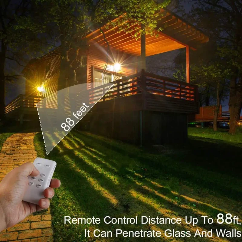 Heavy Duty Solar Flood Lights Led Motion Sensor Spotlights Dang Bright 800 Lumen IP66 Waterproof Outdoor Security Lighting Dimmable With Remote For Backyard And Garage Use