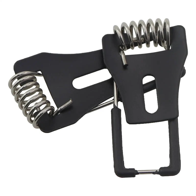 Black Cold Rolled Steel Recessed Spotlight Spring Brackets Heavy Duty Lighting Fittings Built Tough Goes In A Snap Rock Solid Spring Clips Secure Lock Design For Panel And Ceiling Mounts