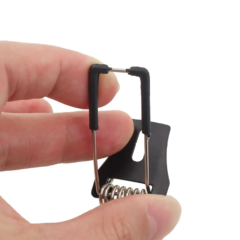Black Cold Rolled Steel Recessed Spotlight Spring Brackets Heavy Duty Lighting Fittings Built Tough Goes In A Snap Rock Solid Spring Clips Secure Lock Design For Panel And Ceiling Mounts