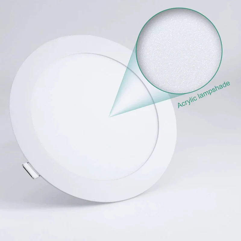 5 Inch Ultra Slim LED Downlight Slips Into Tight Ceilings With Ease 6000K Cool White 6 Watt Flush Mount Aluminum Panel Delivers A Sleek Modern Glow For Rooms Where Standard Cans Will Not Fit