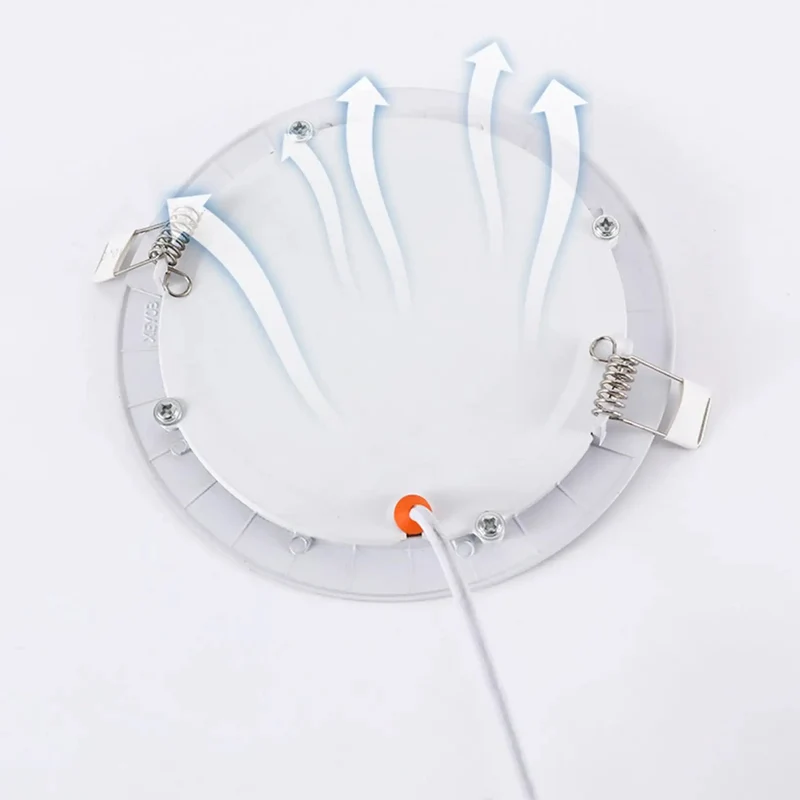 5 Inch Ultra Slim LED Downlight Slips Into Tight Ceilings With Ease 6000K Cool White 6 Watt Flush Mount Aluminum Panel Delivers A Sleek Modern Glow For Rooms Where Standard Cans Will Not Fit