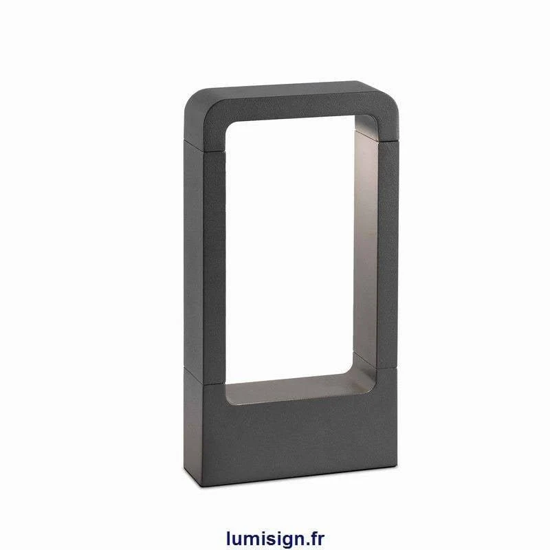 Borne lumineuse DAS-P : éclairage LED extérieur décoratif en aluminium robuste
