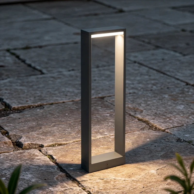 Borne extérieure ALP-500 LED gris foncé | Lampe balise Faro