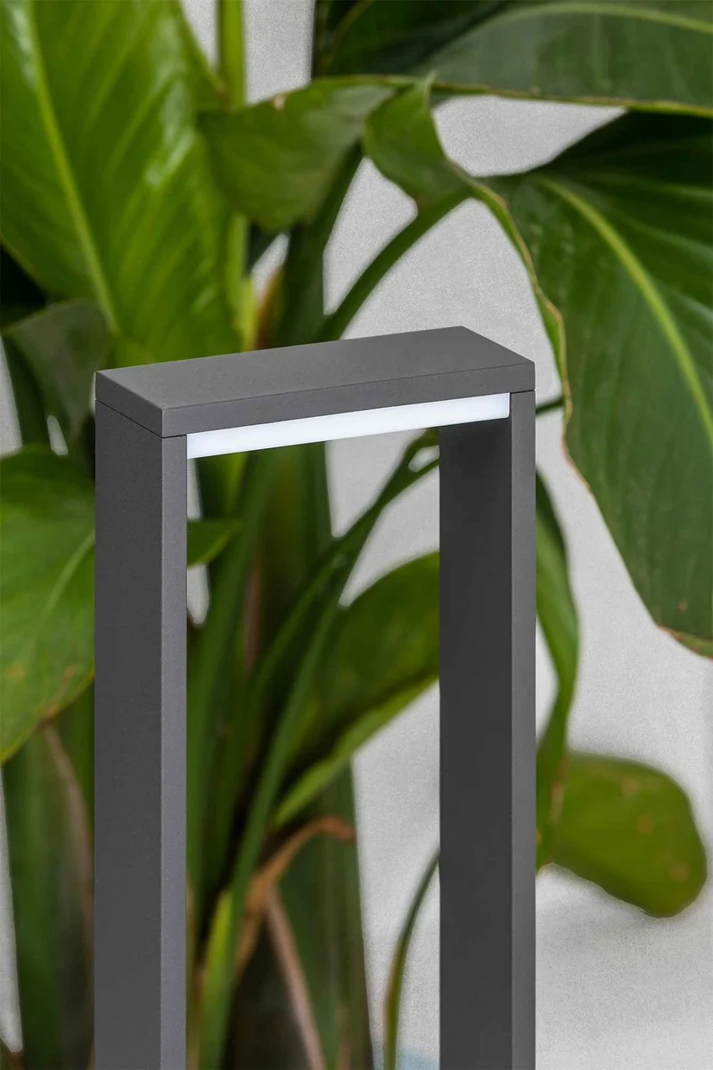 Borne extérieure ALP-500 LED gris foncé | Lampe balise Faro