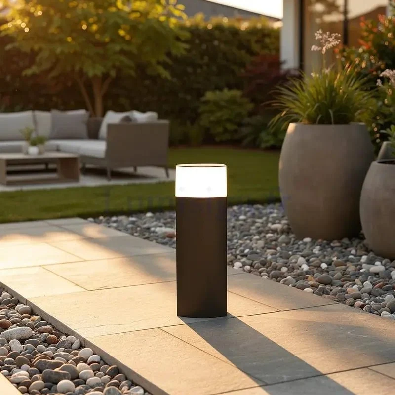 Borne extérieure DATNA-G E27 LED IP44 | Éclairage jardin