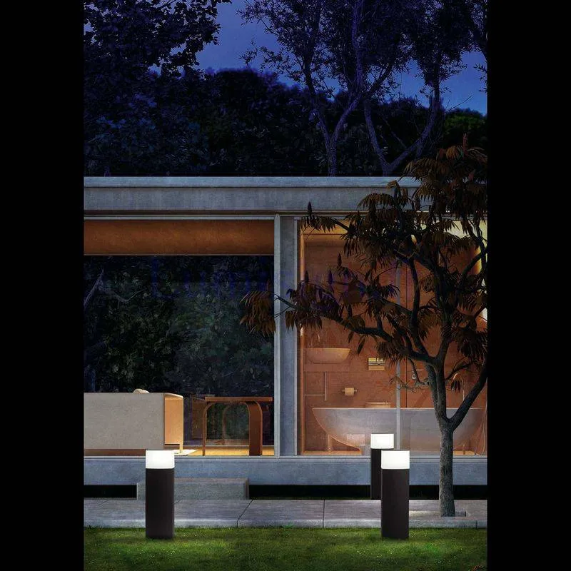 Borne extérieure DATNA-G E27 LED IP44 | Éclairage jardin