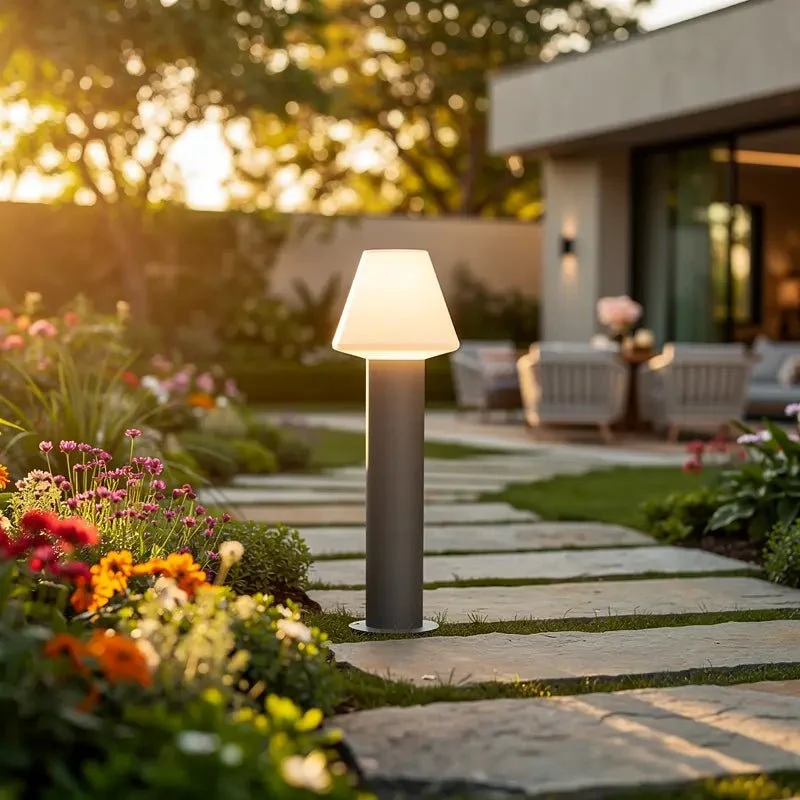 Borne gris foncé Mistu par Faro | Éclairage extérieur moderne