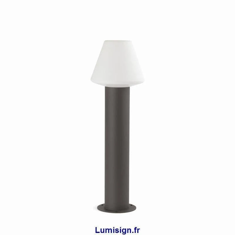 Borne gris foncé Mistu par Faro | Éclairage extérieur moderne