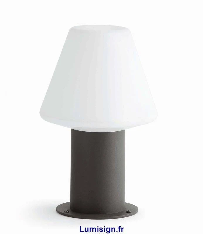 Borne extérieure MISTU-P : éclairage design pour jardin et terrasse