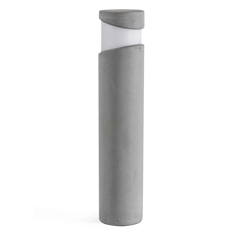 Borne extérieure lumineuse BLOCK-G béton IP65 pour jardin