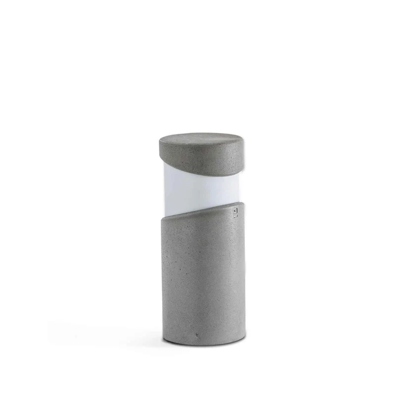 Borne extérieure lumineuse en béton BLOCK-P