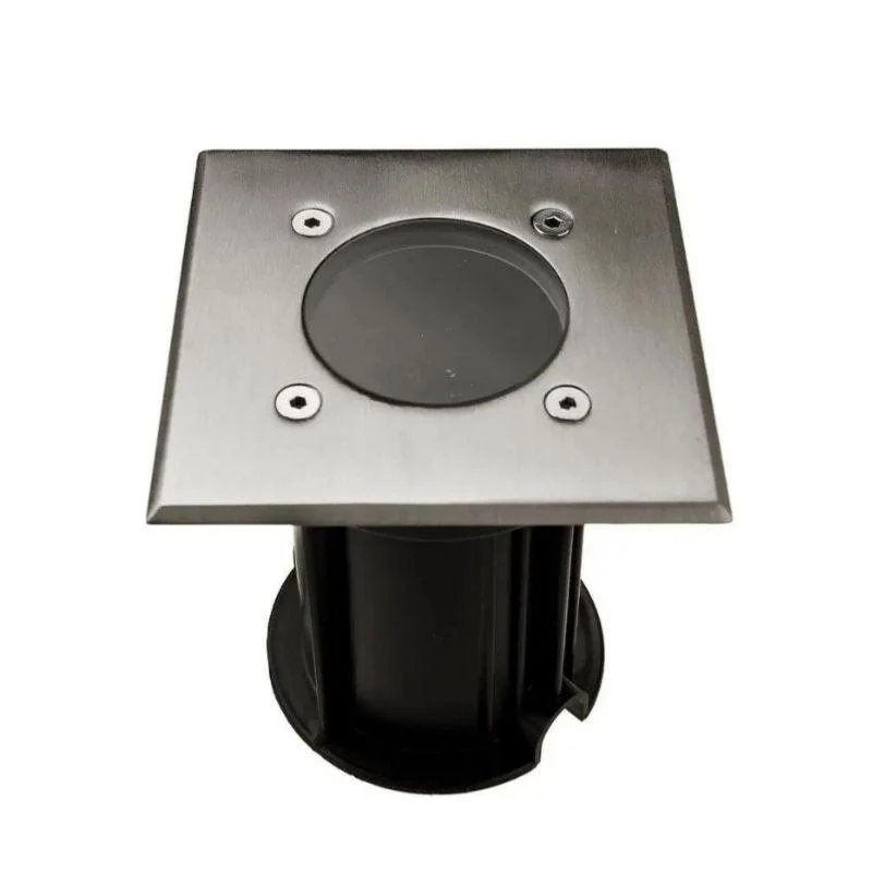 Spot LED Extérieur Encastrable Carré IP65 pour Ampoule GU10 - Pack de 10