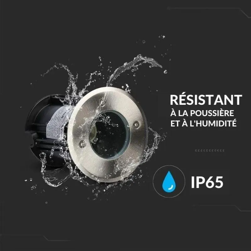 Spot LED Extérieur Encastrable IP65 pour Ampoule GU10 - Pack de 10