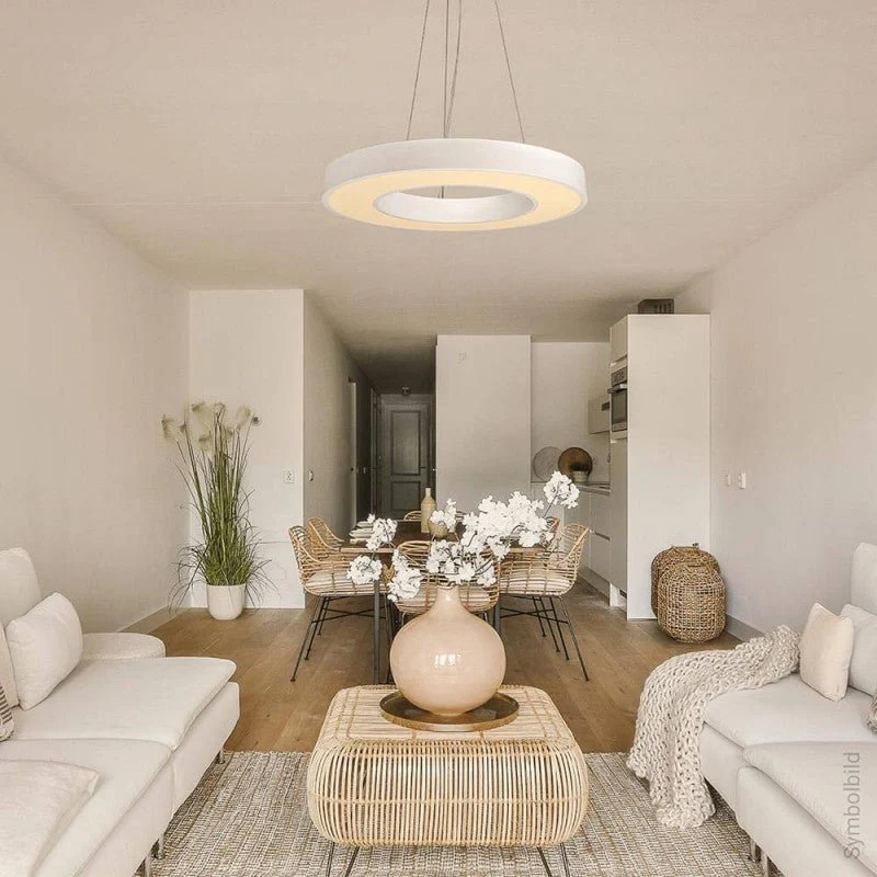 Plafonnier LED Blanc Rond 36W 50cm