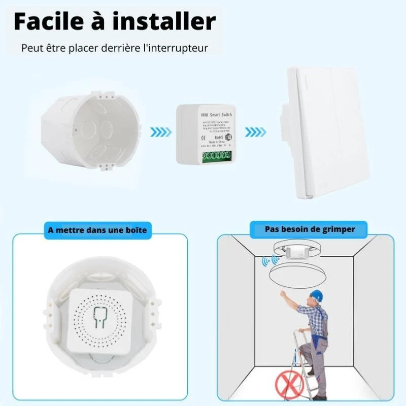 Module Interrupteur Wifi avec Wattmètre