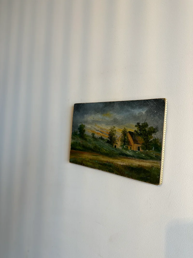 Peintures paysages de campagne fin 19ème