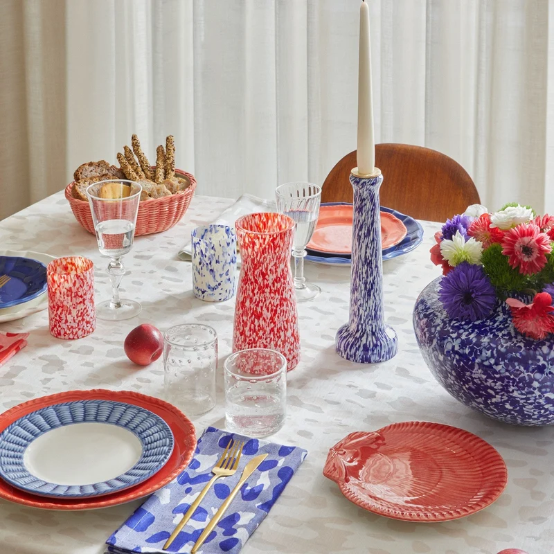 Stories of Italy Red & Ivory Tumblers