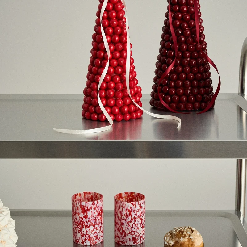 Stories of Italy Red & Ivory Tumblers