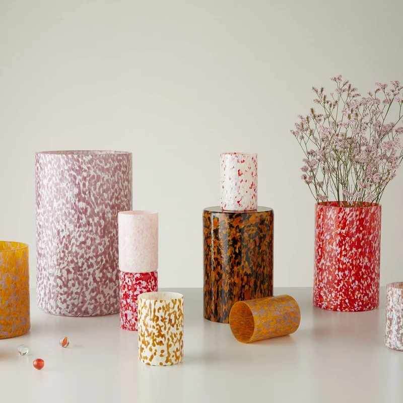 Stories of Italy Red & Ivory Tumblers