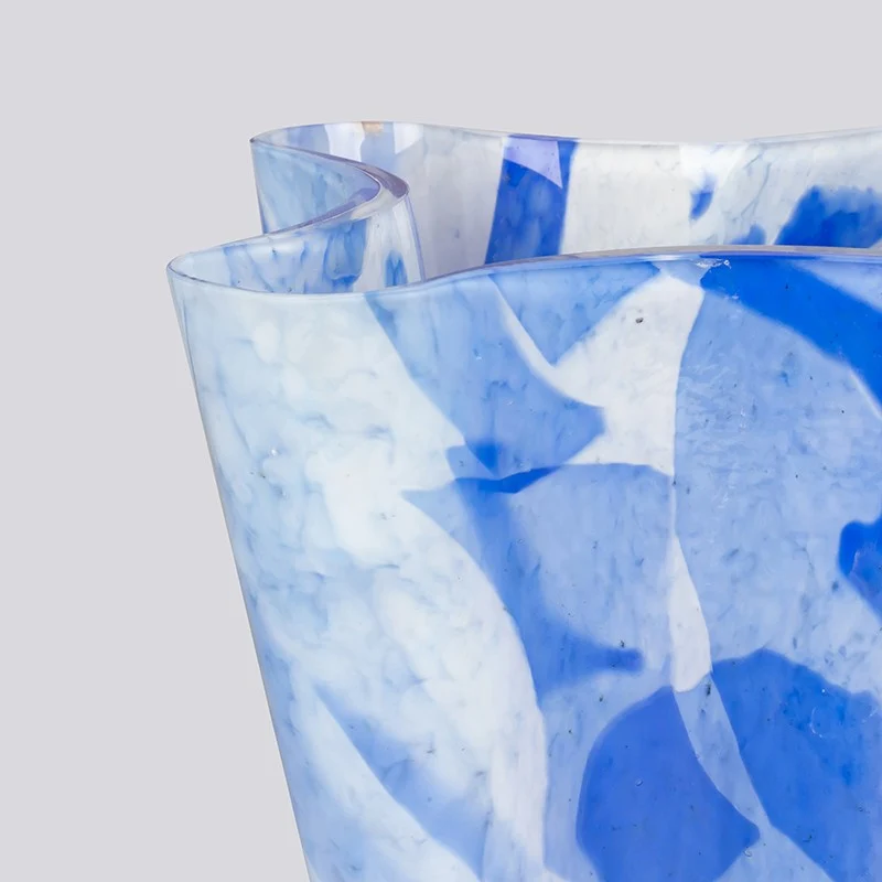 Stories of Italy Blue Diamond Bucket Vase