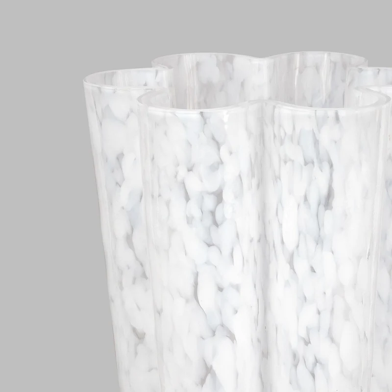 Stories of Italy Opaline Tall Flower Bucket Vase