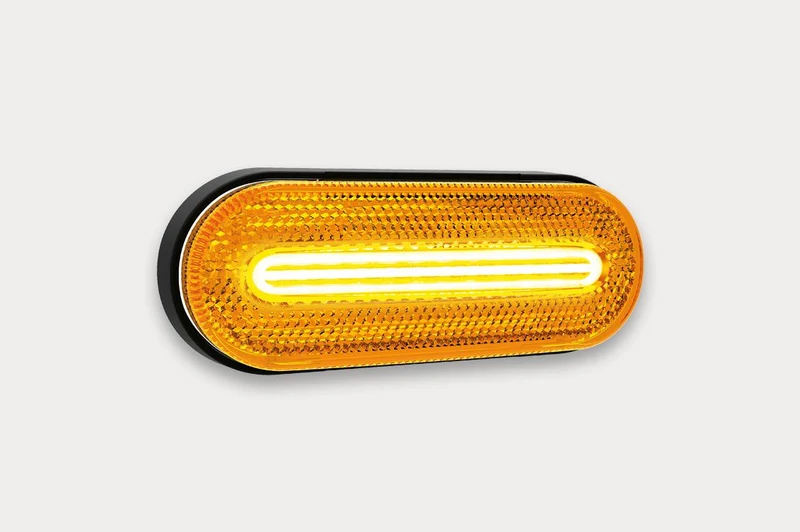 Feu de position latéral Fristom Ambre avec bande LED