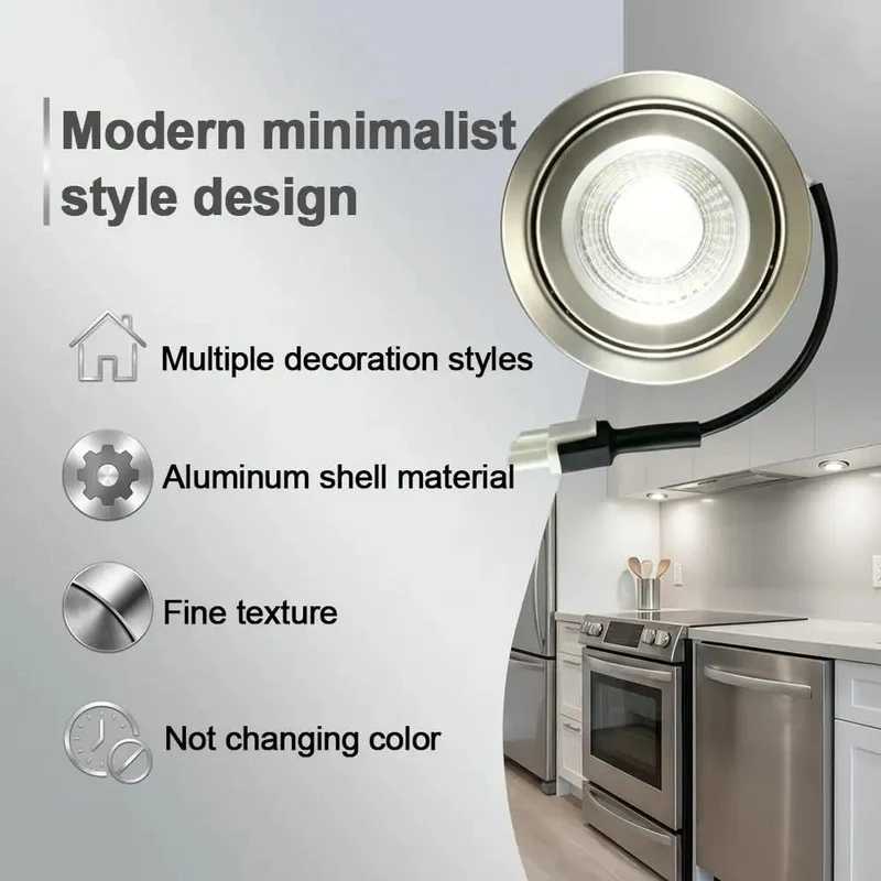 Two Pack 12V DC LED Range Hood Recessed Lights Aluminum Housing High CRI90 Kitchen Downlight Delivers Straight Fire Illumination For Pro Level Meal Prep And Zero Sweat Kitchen Glow Up