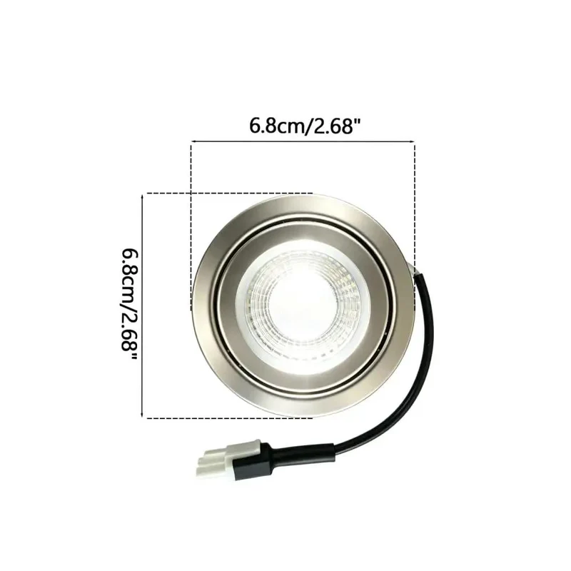 Two Pack 12V DC LED Range Hood Recessed Lights Aluminum Housing High CRI90 Kitchen Downlight Delivers Straight Fire Illumination For Pro Level Meal Prep And Zero Sweat Kitchen Glow Up