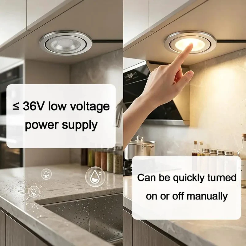 Two Pack 12V DC LED Range Hood Recessed Lights Aluminum Housing High CRI90 Kitchen Downlight Delivers Straight Fire Illumination For Pro Level Meal Prep And Zero Sweat Kitchen Glow Up