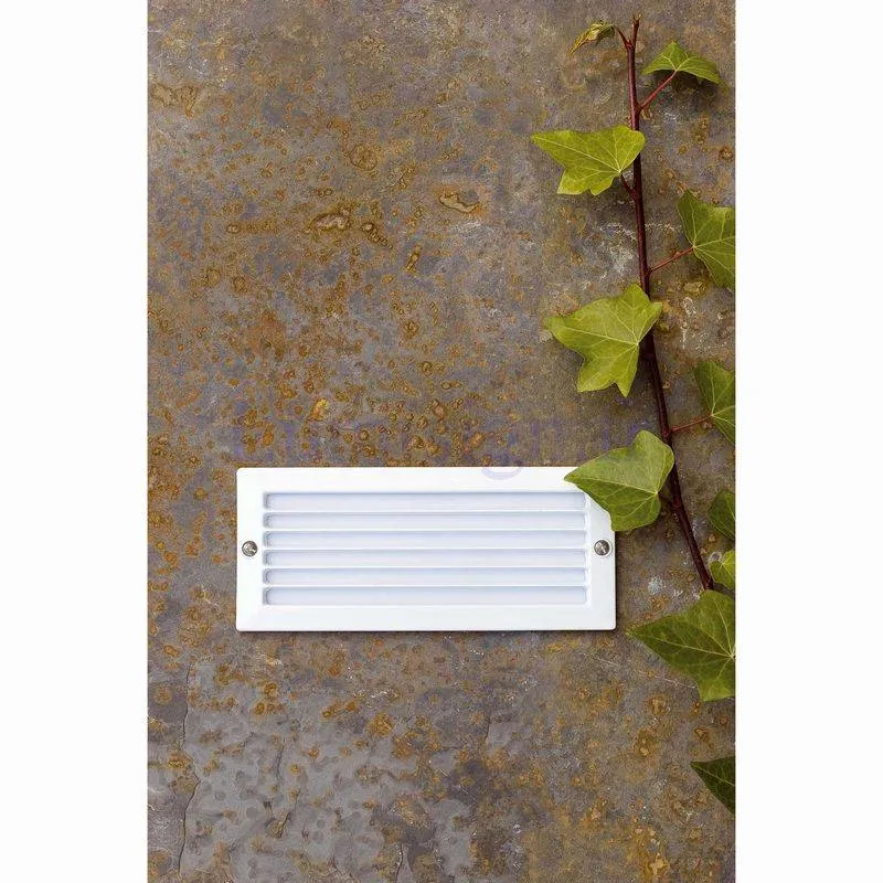 Applique extérieure encastrable ESCA noire ou blanche Blanc