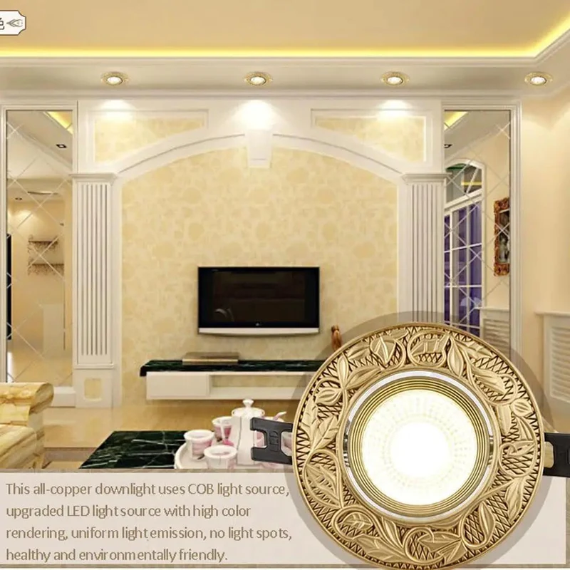 Set Of 12 Adjustable Led Recessed Can Lights With Sleek Brass Finish Dimmable Three Point Eight Inch Round Downlights For Zero Hassle Home Glow Up Or Smooth Hallway And Dining Room Install