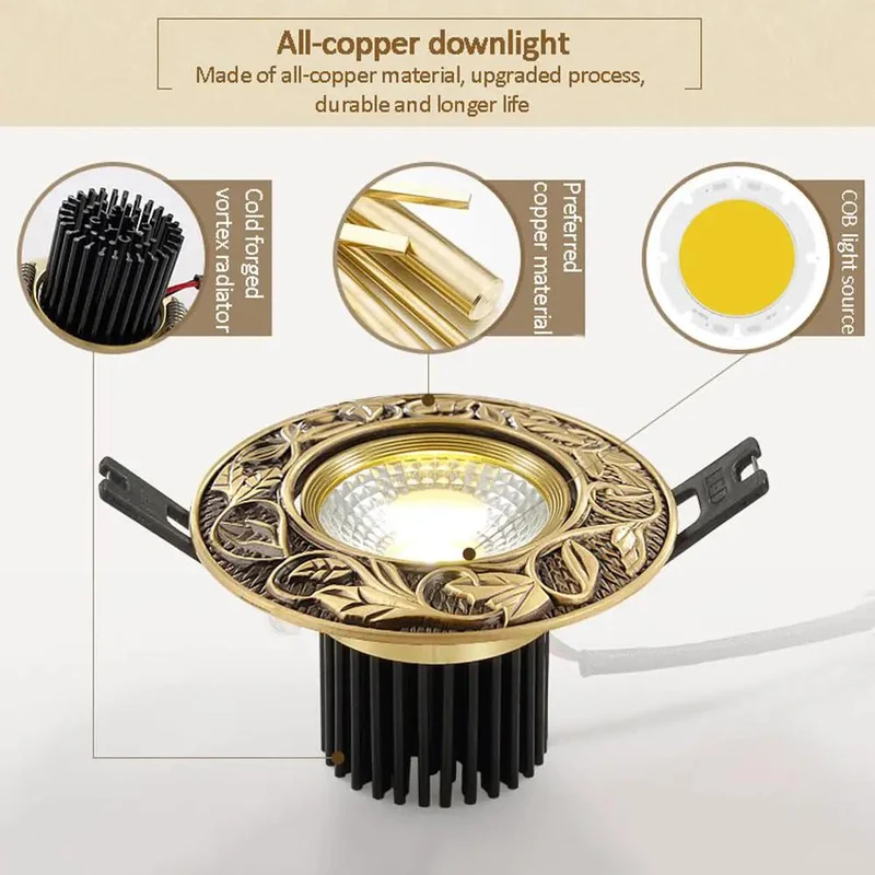 Set Of 12 Adjustable Led Recessed Can Lights With Sleek Brass Finish Dimmable Three Point Eight Inch Round Downlights For Zero Hassle Home Glow Up Or Smooth Hallway And Dining Room Install