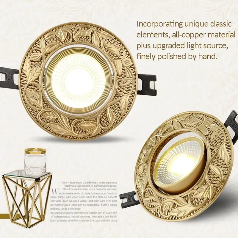 Set Of 12 Adjustable Led Recessed Can Lights With Sleek Brass Finish Dimmable Three Point Eight Inch Round Downlights For Zero Hassle Home Glow Up Or Smooth Hallway And Dining Room Install