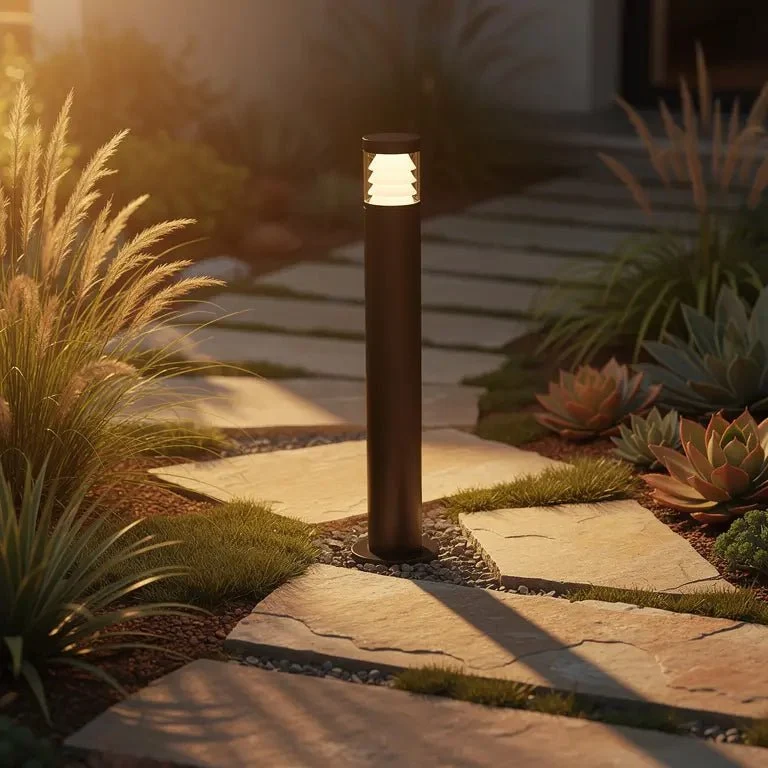 Borne extérieure PLIM-3 LED - Potelet éclairage jardin design anthracite