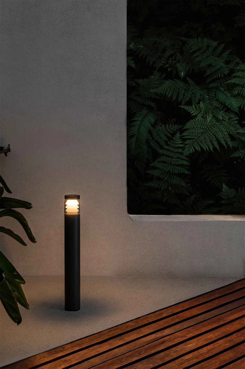 Borne extérieure PLIM-3 LED - Potelet éclairage jardin design anthracite