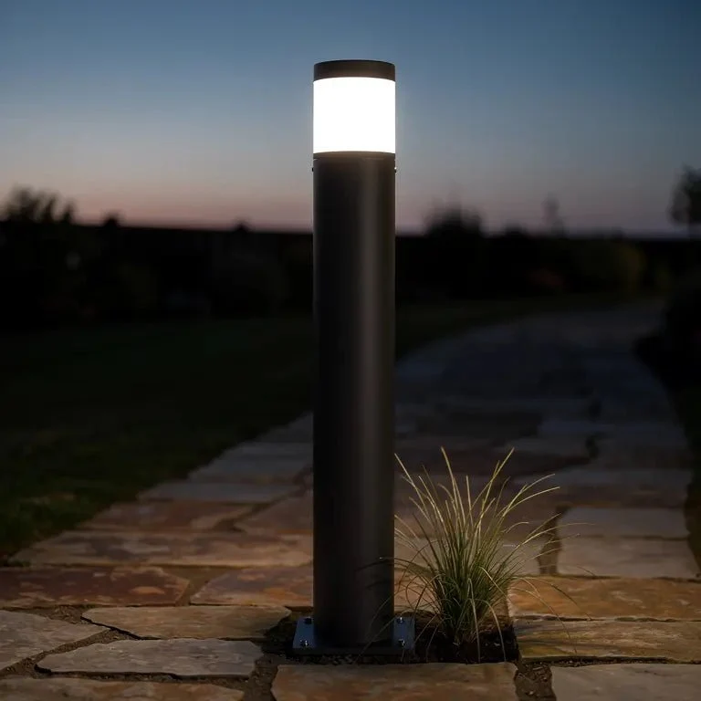 Borne extérieure PLIM gris LED Faro 10W - Éclairage jardin