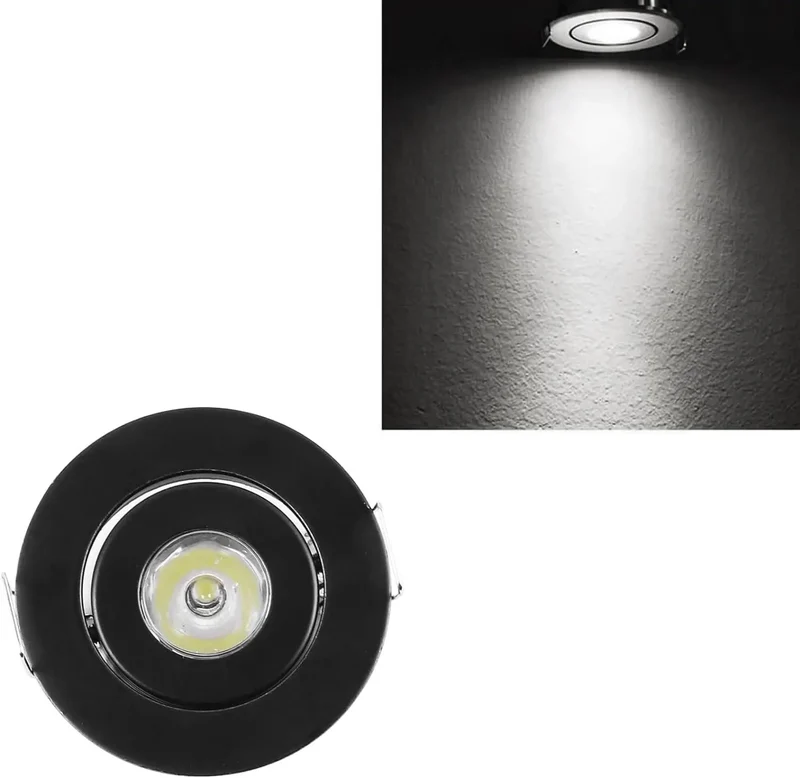 10 Pack 2 Inch Adjustable Gimbal LED Recessed Can Lights Rock Solid Aviation Grade Aluminum Housing Total Breeze Installation Glare Free Flicker Free Clean Glow