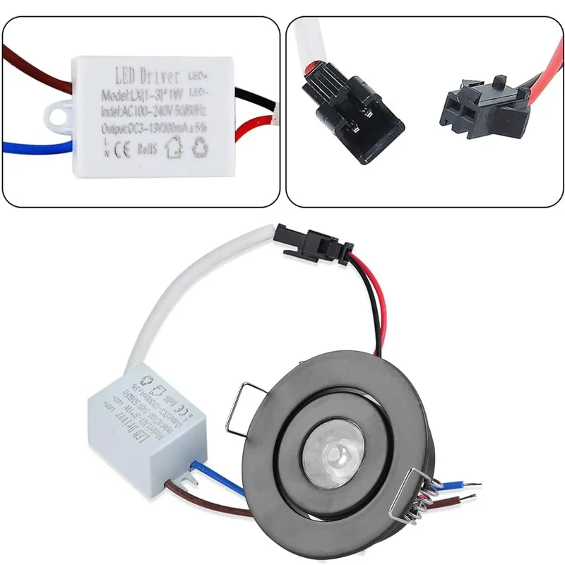 10 Pack 2 Inch Adjustable Gimbal LED Recessed Can Lights Rock Solid Aviation Grade Aluminum Housing Total Breeze Installation Glare Free Flicker Free Clean Glow